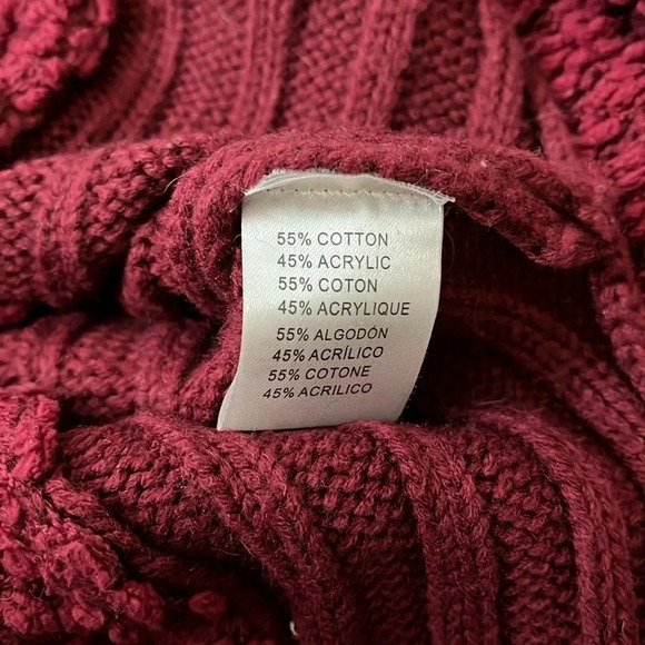 BLUSH Cotton Boucle Knit Sweater, Size S/M - Picture 9 of 10